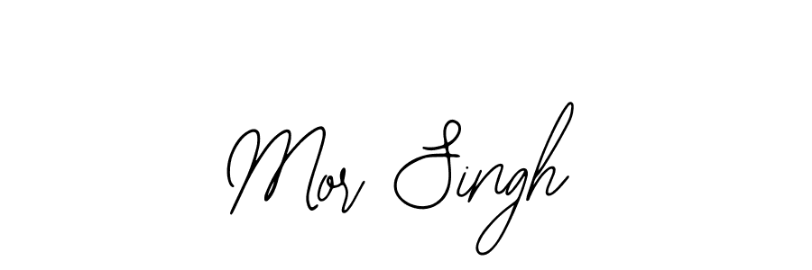 Make a beautiful signature design for name Mor Singh. With this signature (Bearetta-2O07w) style, you can create a handwritten signature for free. Mor Singh signature style 12 images and pictures png