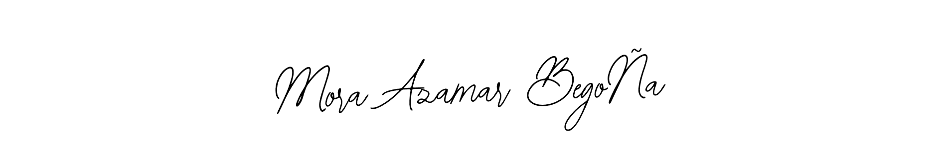 Make a beautiful signature design for name Mora Azamar BegoÑa. With this signature (Bearetta-2O07w) style, you can create a handwritten signature for free. Mora Azamar BegoÑa signature style 12 images and pictures png