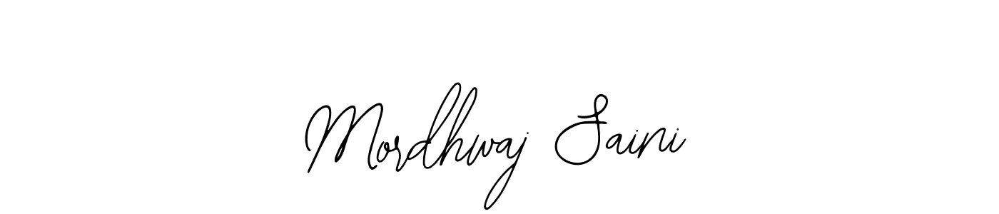 It looks lik you need a new signature style for name Mordhwaj Saini. Design unique handwritten (Bearetta-2O07w) signature with our free signature maker in just a few clicks. Mordhwaj Saini signature style 12 images and pictures png