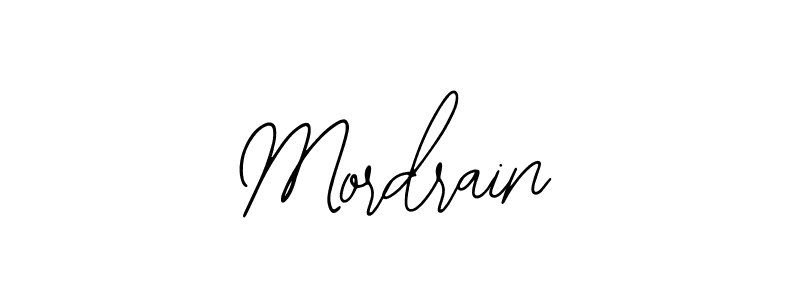 Make a beautiful signature design for name Mordrain. With this signature (Bearetta-2O07w) style, you can create a handwritten signature for free. Mordrain signature style 12 images and pictures png