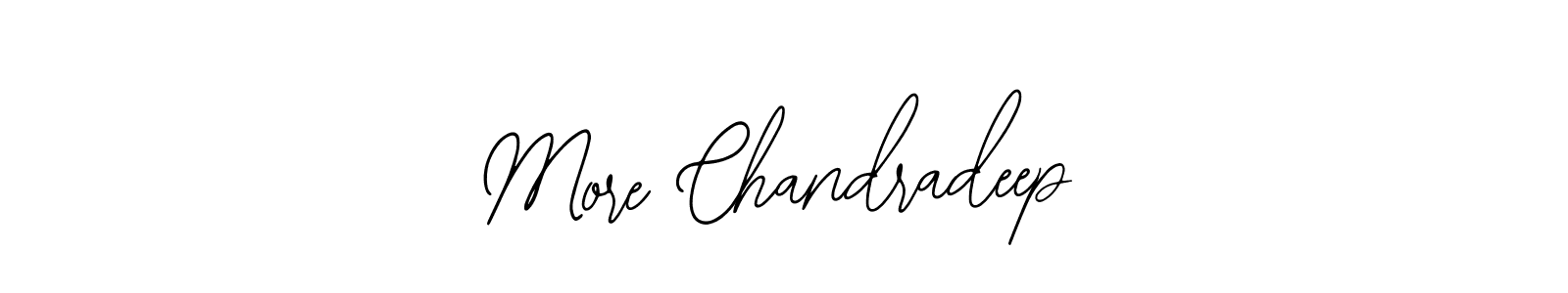 You can use this online signature creator to create a handwritten signature for the name More Chandradeep. This is the best online autograph maker. More Chandradeep signature style 12 images and pictures png