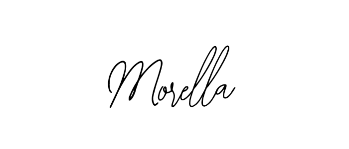How to make Morella name signature. Use Bearetta-2O07w style for creating short signs online. This is the latest handwritten sign. Morella signature style 12 images and pictures png