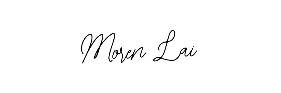 Make a beautiful signature design for name Moren Lai. With this signature (Bearetta-2O07w) style, you can create a handwritten signature for free. Moren Lai signature style 12 images and pictures png