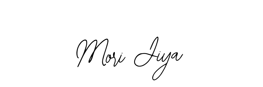 You should practise on your own different ways (Bearetta-2O07w) to write your name (Mori Jiya) in signature. don't let someone else do it for you. Mori Jiya signature style 12 images and pictures png