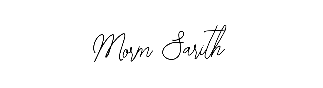 Morm Sarith stylish signature style. Best Handwritten Sign (Bearetta-2O07w) for my name. Handwritten Signature Collection Ideas for my name Morm Sarith. Morm Sarith signature style 12 images and pictures png