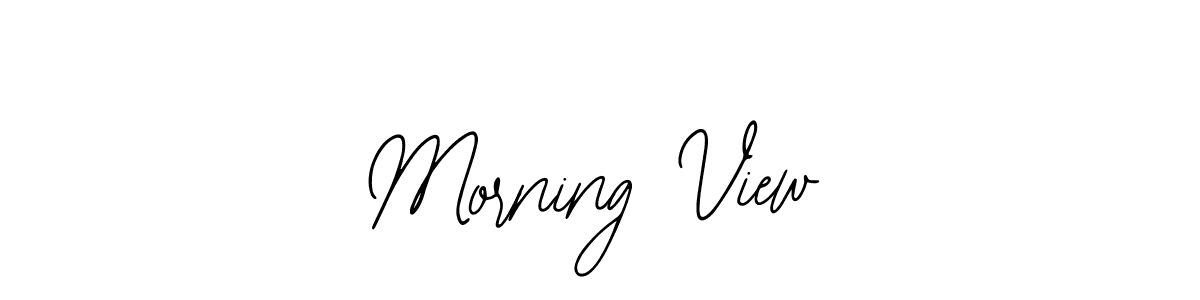 Design your own signature with our free online signature maker. With this signature software, you can create a handwritten (Bearetta-2O07w) signature for name Morning View. Morning View signature style 12 images and pictures png