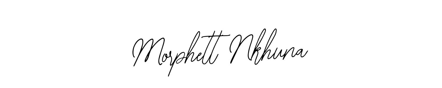 Similarly Bearetta-2O07w is the best handwritten signature design. Signature creator online .You can use it as an online autograph creator for name Morphett Nkhuna. Morphett Nkhuna signature style 12 images and pictures png