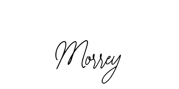 Design your own signature with our free online signature maker. With this signature software, you can create a handwritten (Bearetta-2O07w) signature for name Morrey. Morrey signature style 12 images and pictures png