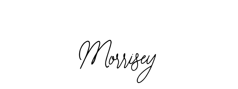 You should practise on your own different ways (Bearetta-2O07w) to write your name (Morrisey) in signature. don't let someone else do it for you. Morrisey signature style 12 images and pictures png