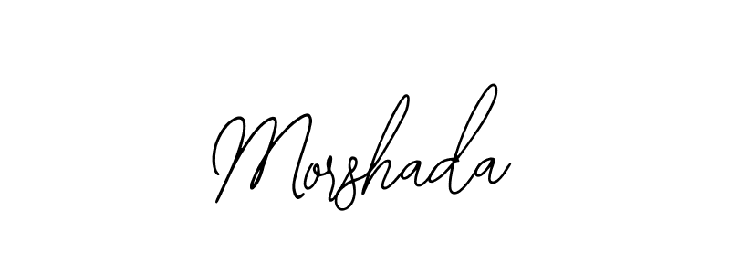 Make a short Morshada signature style. Manage your documents anywhere anytime using Bearetta-2O07w. Create and add eSignatures, submit forms, share and send files easily. Morshada signature style 12 images and pictures png