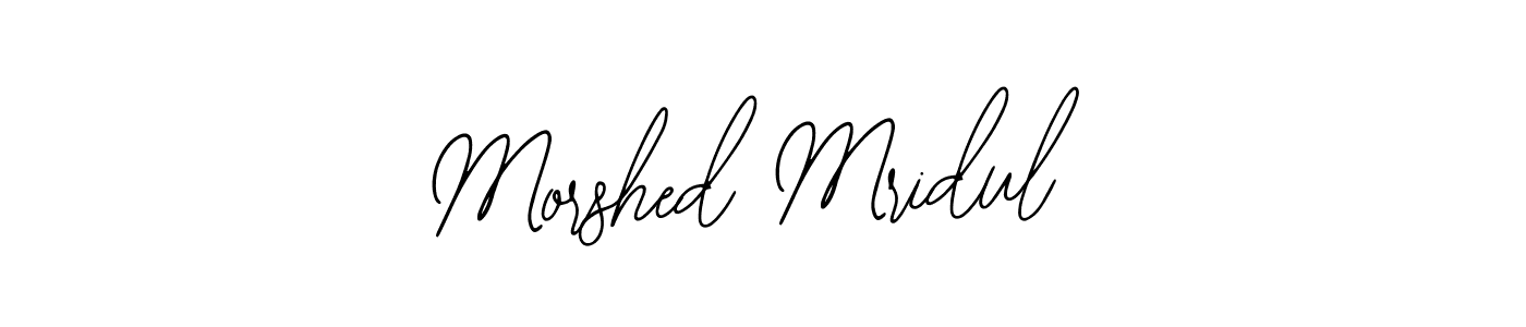 Make a beautiful signature design for name Morshed Mridul. Use this online signature maker to create a handwritten signature for free. Morshed Mridul signature style 12 images and pictures png