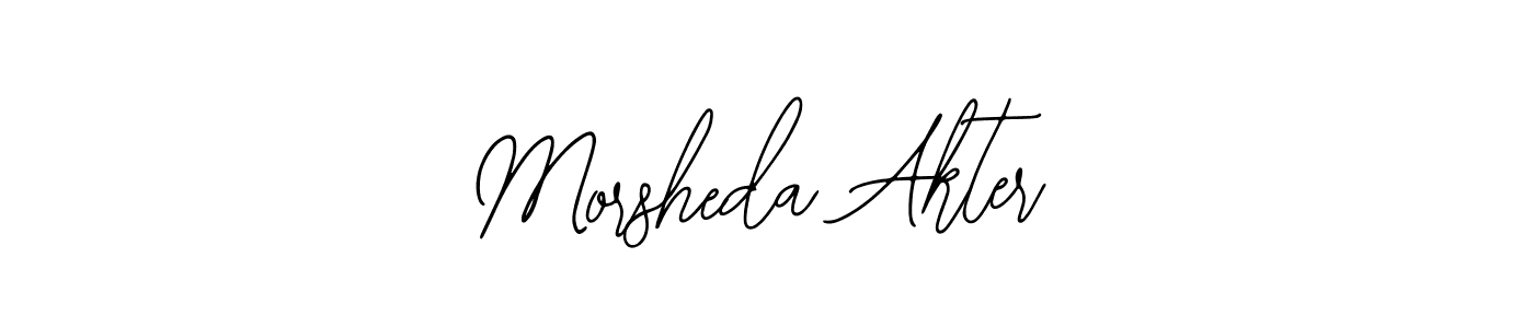 The best way (Bearetta-2O07w) to make a short signature is to pick only two or three words in your name. The name Morsheda Akter include a total of six letters. For converting this name. Morsheda Akter signature style 12 images and pictures png