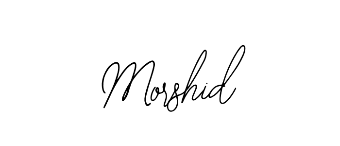 The best way (Bearetta-2O07w) to make a short signature is to pick only two or three words in your name. The name Morshid include a total of six letters. For converting this name. Morshid signature style 12 images and pictures png