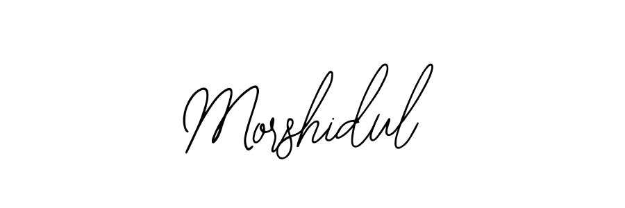 Morshidul stylish signature style. Best Handwritten Sign (Bearetta-2O07w) for my name. Handwritten Signature Collection Ideas for my name Morshidul. Morshidul signature style 12 images and pictures png