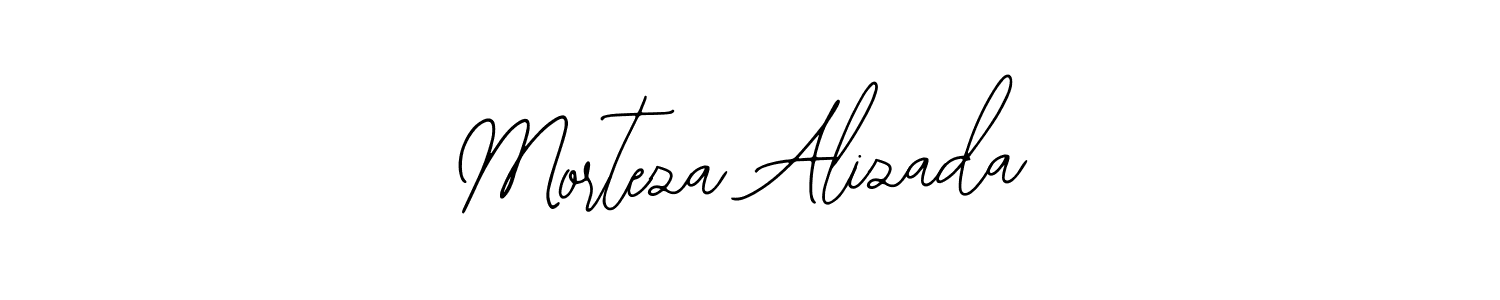 You should practise on your own different ways (Bearetta-2O07w) to write your name (Morteza Alizada) in signature. don't let someone else do it for you. Morteza Alizada signature style 12 images and pictures png