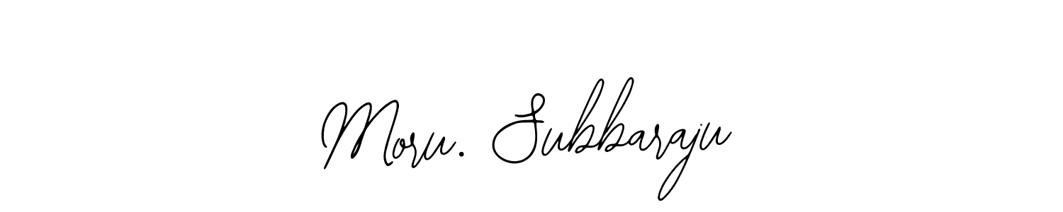 How to make Moru. Subbaraju signature? Bearetta-2O07w is a professional autograph style. Create handwritten signature for Moru. Subbaraju name. Moru. Subbaraju signature style 12 images and pictures png