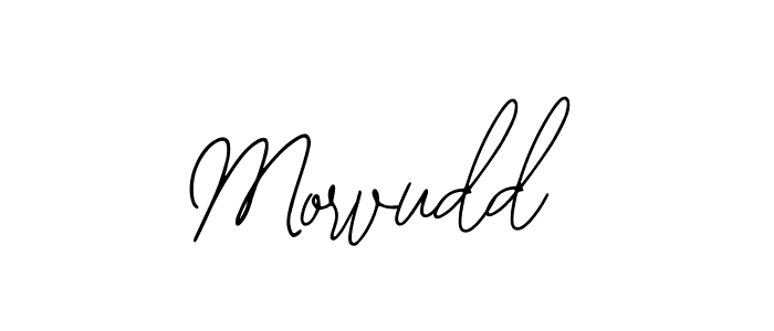 How to make Morvudd name signature. Use Bearetta-2O07w style for creating short signs online. This is the latest handwritten sign. Morvudd signature style 12 images and pictures png