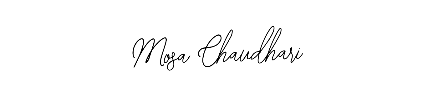 Once you've used our free online signature maker to create your best signature Bearetta-2O07w style, it's time to enjoy all of the benefits that Mosa Chaudhari name signing documents. Mosa Chaudhari signature style 12 images and pictures png