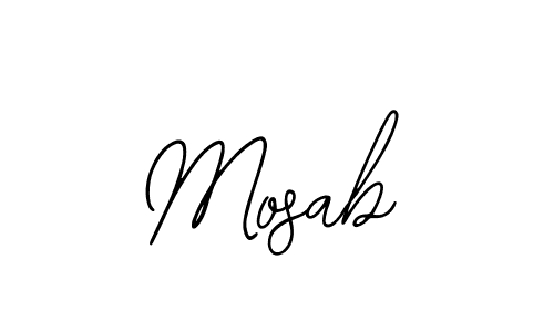 Make a beautiful signature design for name Mosab. With this signature (Bearetta-2O07w) style, you can create a handwritten signature for free. Mosab signature style 12 images and pictures png