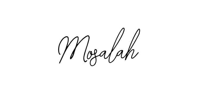 Design your own signature with our free online signature maker. With this signature software, you can create a handwritten (Bearetta-2O07w) signature for name Mosalah. Mosalah signature style 12 images and pictures png