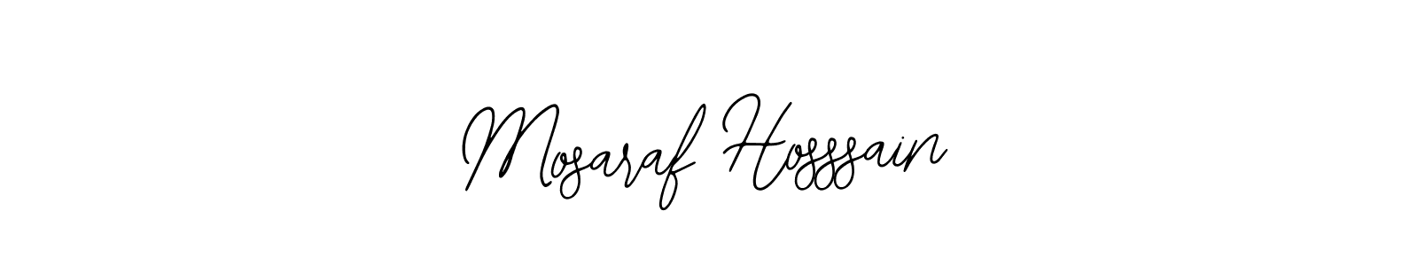 Similarly Bearetta-2O07w is the best handwritten signature design. Signature creator online .You can use it as an online autograph creator for name Mosaraf Hosssain. Mosaraf Hosssain signature style 12 images and pictures png