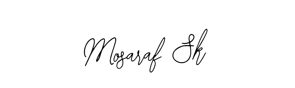 You should practise on your own different ways (Bearetta-2O07w) to write your name (Mosaraf Sk) in signature. don't let someone else do it for you. Mosaraf Sk signature style 12 images and pictures png