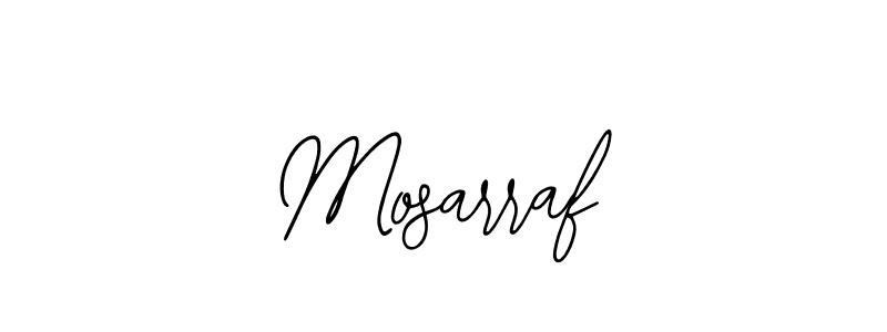 Bearetta-2O07w is a professional signature style that is perfect for those who want to add a touch of class to their signature. It is also a great choice for those who want to make their signature more unique. Get Mosarraf name to fancy signature for free. Mosarraf signature style 12 images and pictures png