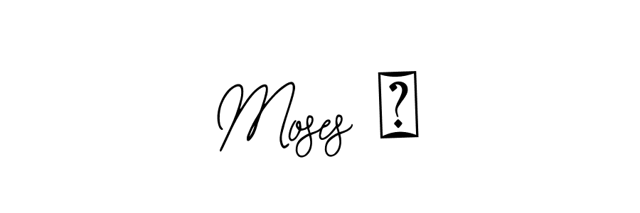 The best way (Bearetta-2O07w) to make a short signature is to pick only two or three words in your name. The name Moses 金 include a total of six letters. For converting this name. Moses 金 signature style 12 images and pictures png