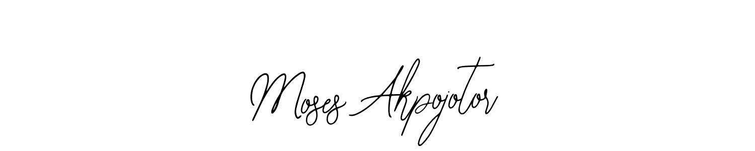 How to make Moses Akpojotor signature? Bearetta-2O07w is a professional autograph style. Create handwritten signature for Moses Akpojotor name. Moses Akpojotor signature style 12 images and pictures png