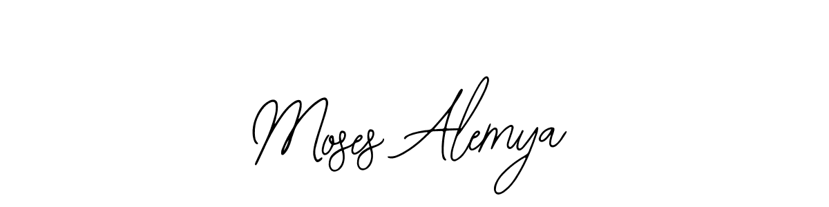 Moses Alemya stylish signature style. Best Handwritten Sign (Bearetta-2O07w) for my name. Handwritten Signature Collection Ideas for my name Moses Alemya. Moses Alemya signature style 12 images and pictures png