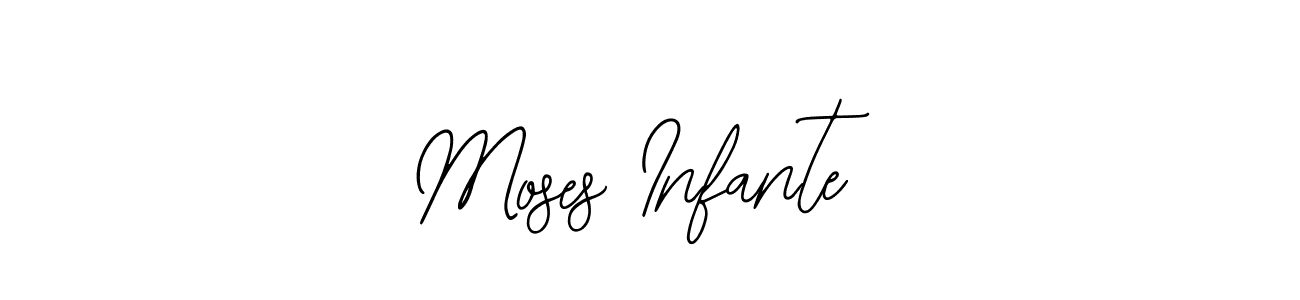 Moses Infante stylish signature style. Best Handwritten Sign (Bearetta-2O07w) for my name. Handwritten Signature Collection Ideas for my name Moses Infante. Moses Infante signature style 12 images and pictures png