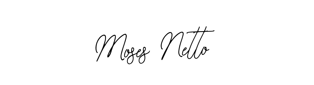 Make a beautiful signature design for name Moses Netto. With this signature (Bearetta-2O07w) style, you can create a handwritten signature for free. Moses Netto signature style 12 images and pictures png