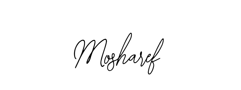 The best way (Bearetta-2O07w) to make a short signature is to pick only two or three words in your name. The name Mosharef include a total of six letters. For converting this name. Mosharef signature style 12 images and pictures png