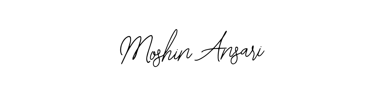 if you are searching for the best signature style for your name Moshin Ansari. so please give up your signature search. here we have designed multiple signature styles  using Bearetta-2O07w. Moshin Ansari signature style 12 images and pictures png