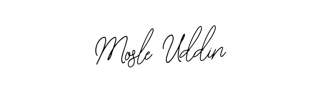 How to Draw Mosle Uddin signature style? Bearetta-2O07w is a latest design signature styles for name Mosle Uddin. Mosle Uddin signature style 12 images and pictures png