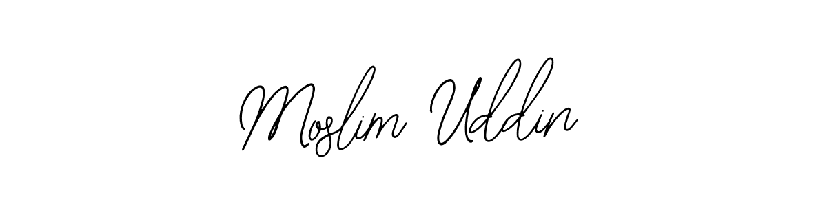 Also we have Moslim Uddin name is the best signature style. Create professional handwritten signature collection using Bearetta-2O07w autograph style. Moslim Uddin signature style 12 images and pictures png
