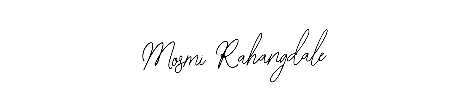 The best way (Bearetta-2O07w) to make a short signature is to pick only two or three words in your name. The name Mosmi Rahangdale include a total of six letters. For converting this name. Mosmi Rahangdale signature style 12 images and pictures png