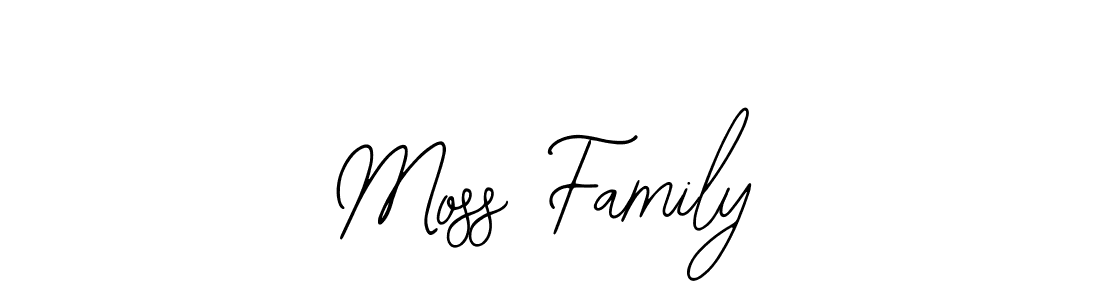 Similarly Bearetta-2O07w is the best handwritten signature design. Signature creator online .You can use it as an online autograph creator for name Moss Family. Moss Family signature style 12 images and pictures png