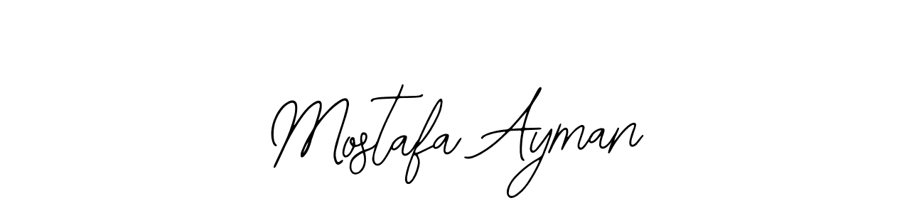 Use a signature maker to create a handwritten signature online. With this signature software, you can design (Bearetta-2O07w) your own signature for name Mostafa Ayman. Mostafa Ayman signature style 12 images and pictures png