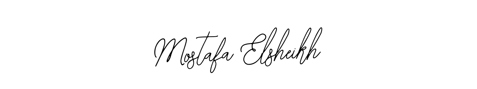 The best way (Bearetta-2O07w) to make a short signature is to pick only two or three words in your name. The name Mostafa Elsheikh include a total of six letters. For converting this name. Mostafa Elsheikh signature style 12 images and pictures png