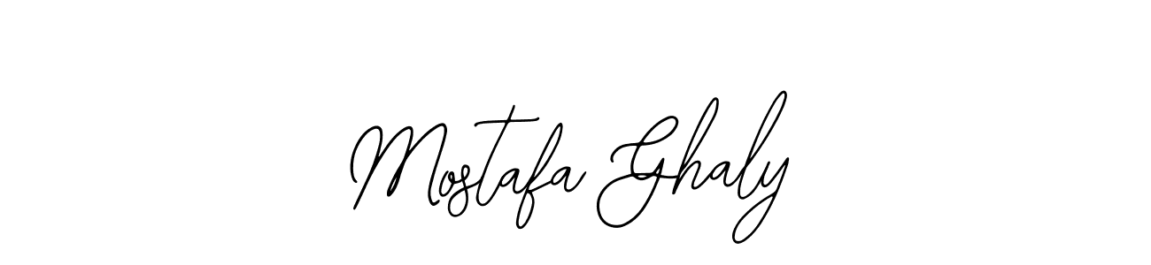 You should practise on your own different ways (Bearetta-2O07w) to write your name (Mostafa Ghaly) in signature. don't let someone else do it for you. Mostafa Ghaly signature style 12 images and pictures png