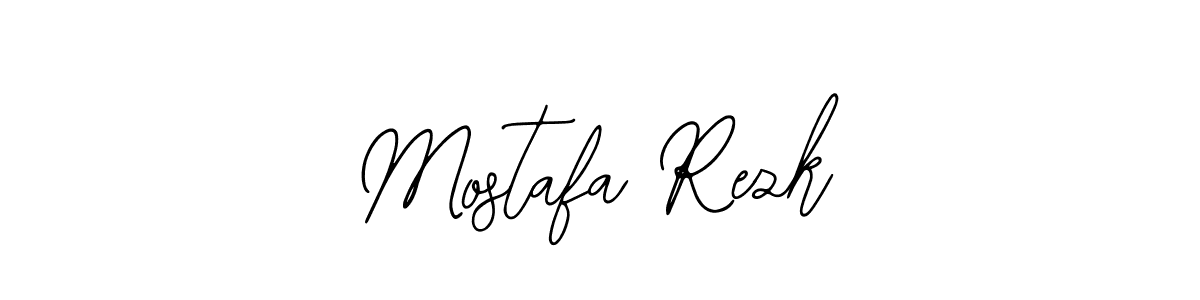 Use a signature maker to create a handwritten signature online. With this signature software, you can design (Bearetta-2O07w) your own signature for name Mostafa Rezk. Mostafa Rezk signature style 12 images and pictures png