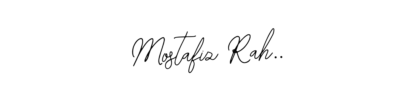 Mostafiz Rah.. stylish signature style. Best Handwritten Sign (Bearetta-2O07w) for my name. Handwritten Signature Collection Ideas for my name Mostafiz Rah... Mostafiz Rah.. signature style 12 images and pictures png