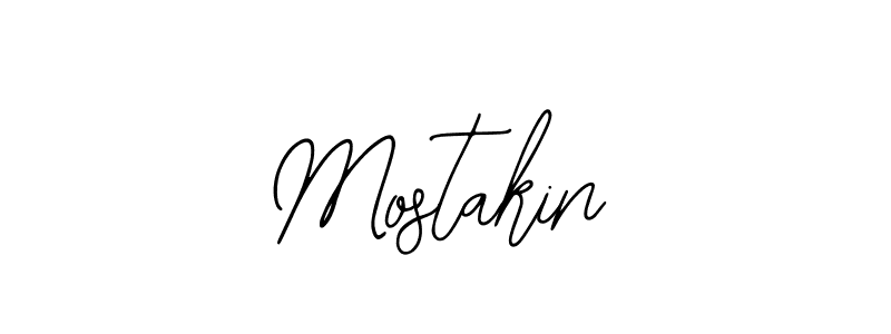How to make Mostakin signature? Bearetta-2O07w is a professional autograph style. Create handwritten signature for Mostakin name. Mostakin signature style 12 images and pictures png