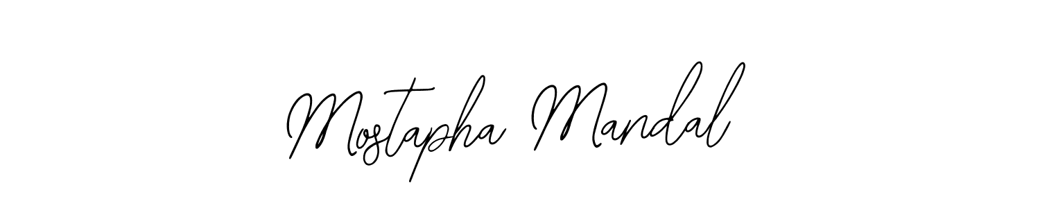 How to make Mostapha Mandal signature? Bearetta-2O07w is a professional autograph style. Create handwritten signature for Mostapha Mandal name. Mostapha Mandal signature style 12 images and pictures png