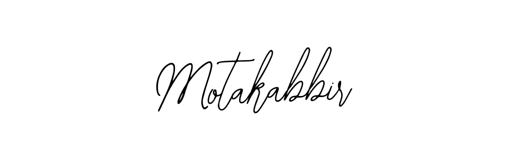 Design your own signature with our free online signature maker. With this signature software, you can create a handwritten (Bearetta-2O07w) signature for name Motakabbir. Motakabbir signature style 12 images and pictures png