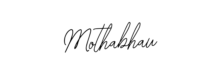 How to make Mothabhau signature? Bearetta-2O07w is a professional autograph style. Create handwritten signature for Mothabhau name. Mothabhau signature style 12 images and pictures png