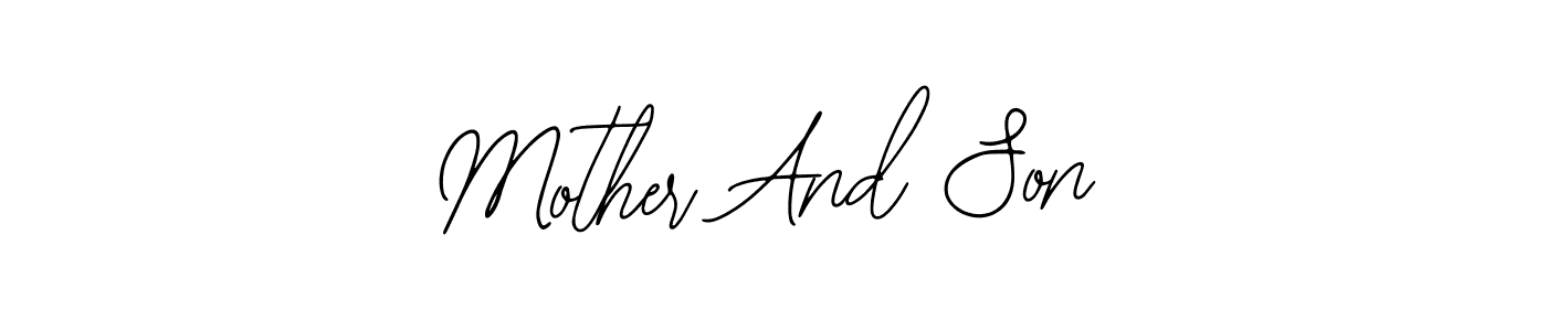 Also You can easily find your signature by using the search form. We will create Mother And Son name handwritten signature images for you free of cost using Bearetta-2O07w sign style. Mother And Son signature style 12 images and pictures png