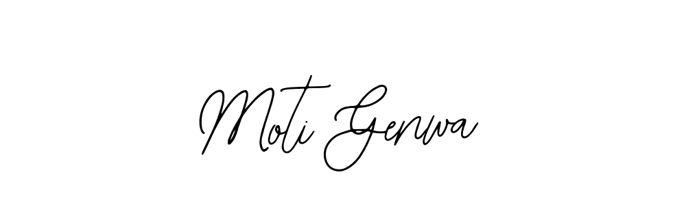 Create a beautiful signature design for name Moti Genwa. With this signature (Bearetta-2O07w) fonts, you can make a handwritten signature for free. Moti Genwa signature style 12 images and pictures png