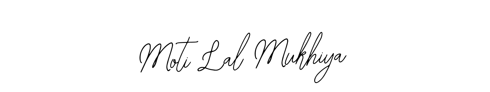 Design your own signature with our free online signature maker. With this signature software, you can create a handwritten (Bearetta-2O07w) signature for name Moti Lal Mukhiya. Moti Lal Mukhiya signature style 12 images and pictures png